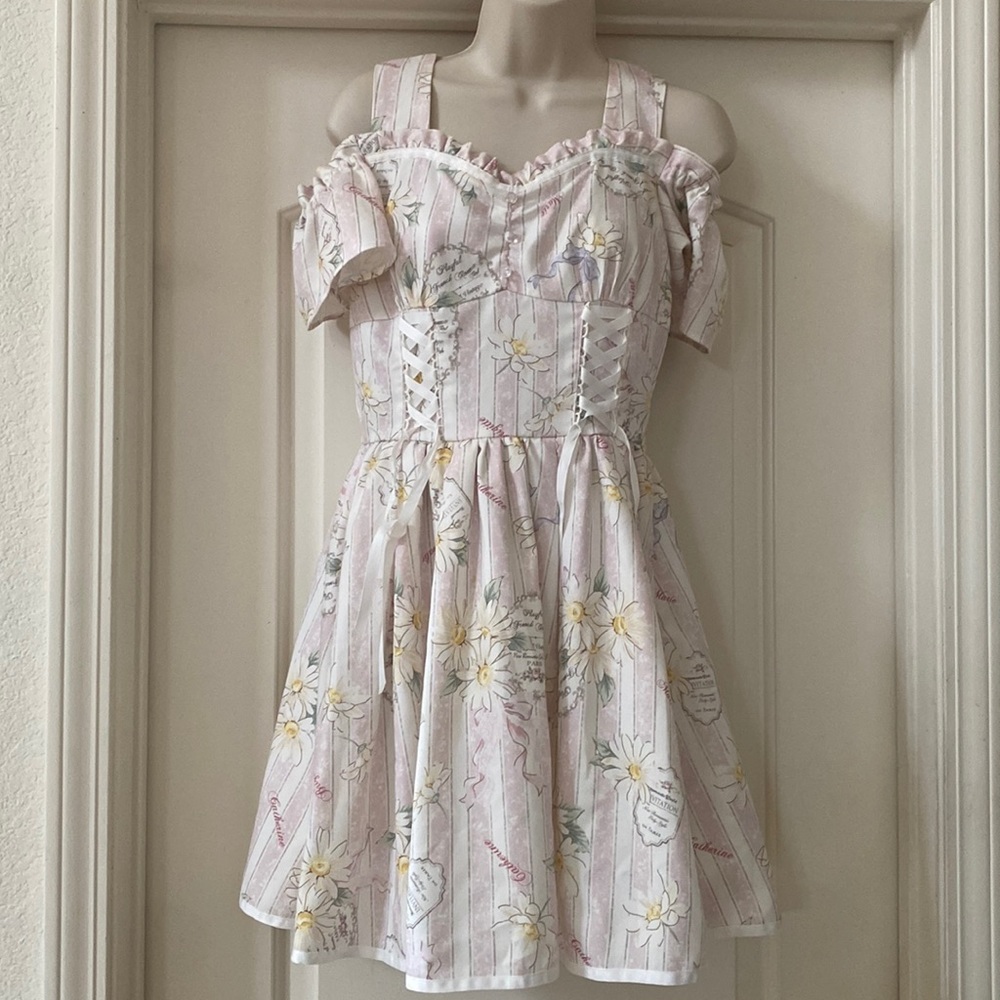 NWOT Liz Lisa Floral Flower Summer Spring Dress Kawaii Cottagecore